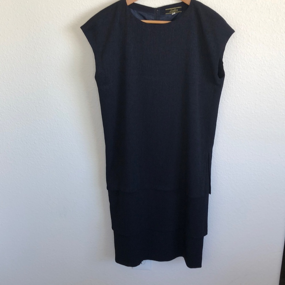Leilian Dress color navy size 9